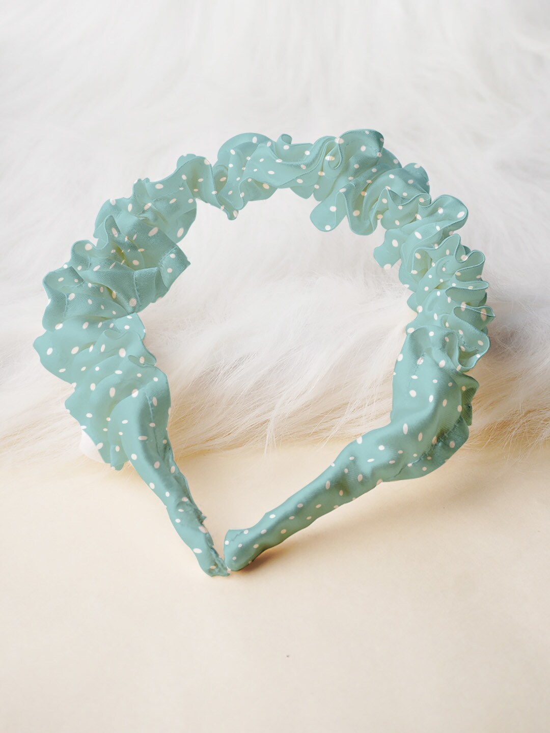 

Ferosh Women Blue Printed Hairband