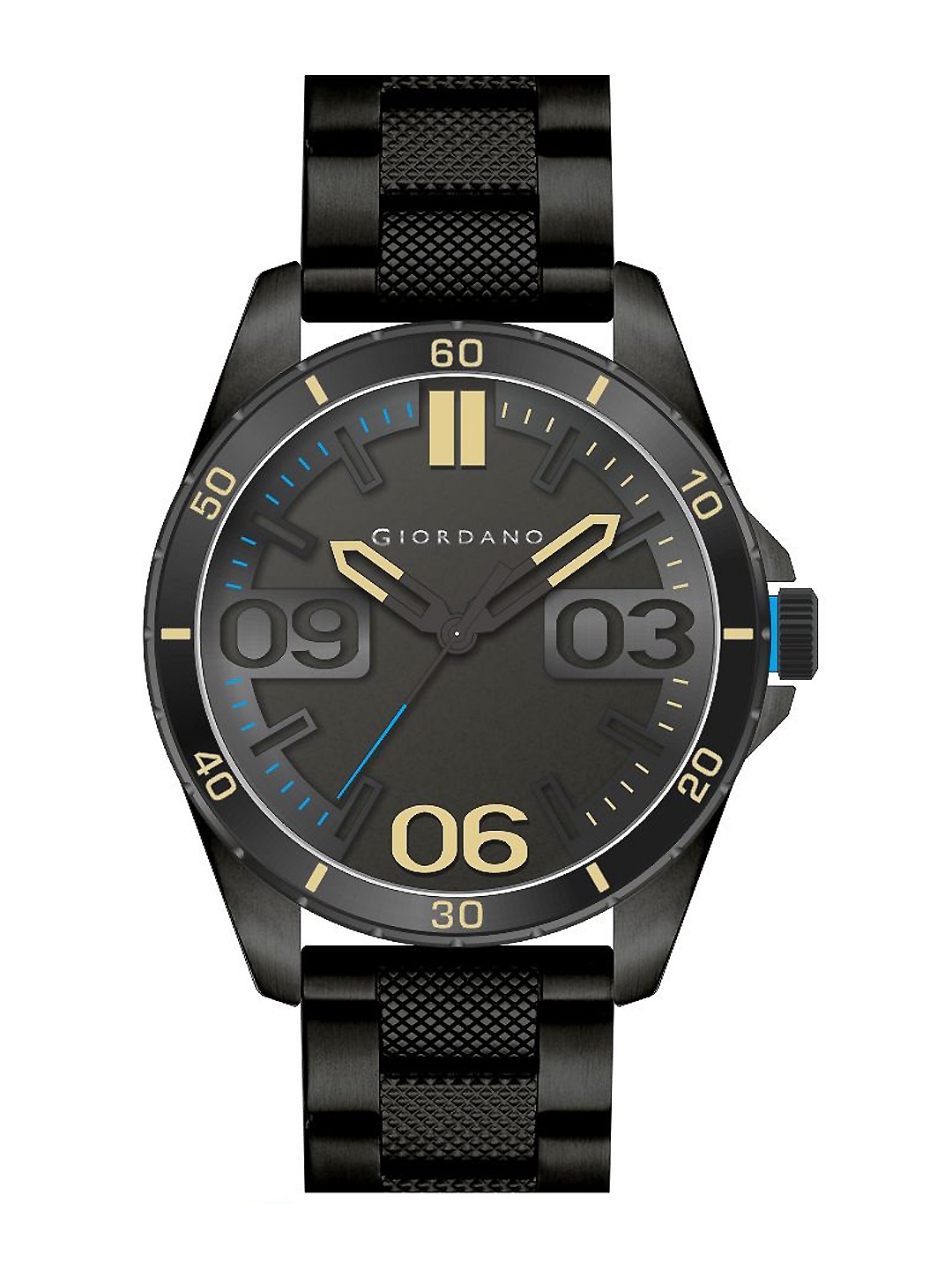 

GIORDANO Men Black Analouge Watch FA1050-33