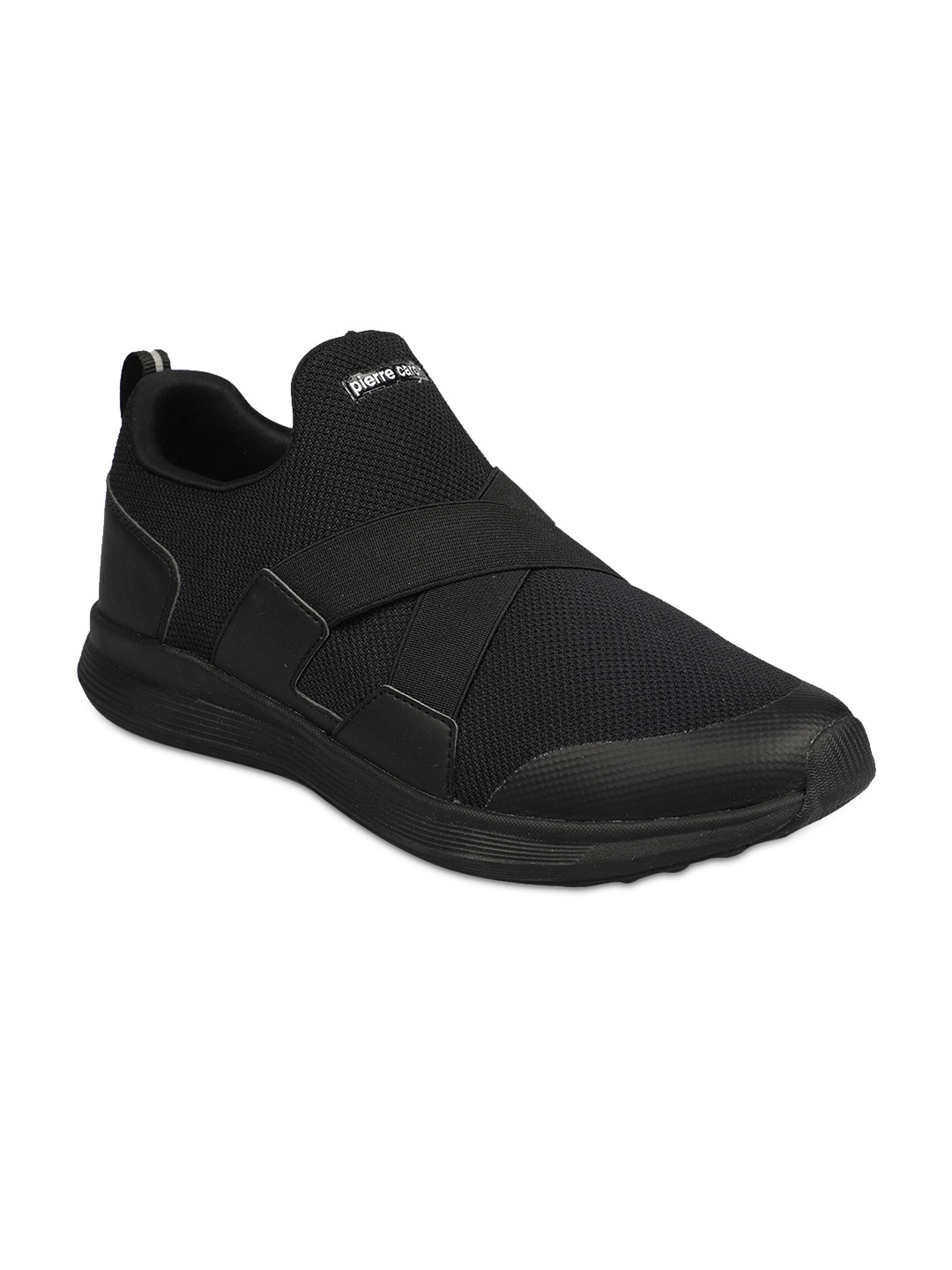 

pierre cardin Men Black Mesh Running Shoes