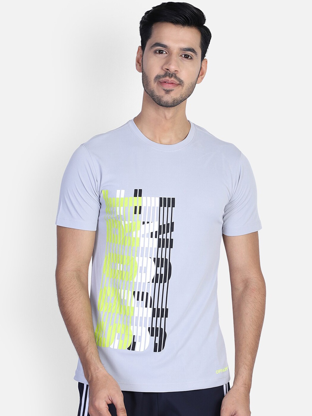 

OFF LIMITS Men Blue Printed T-shirt