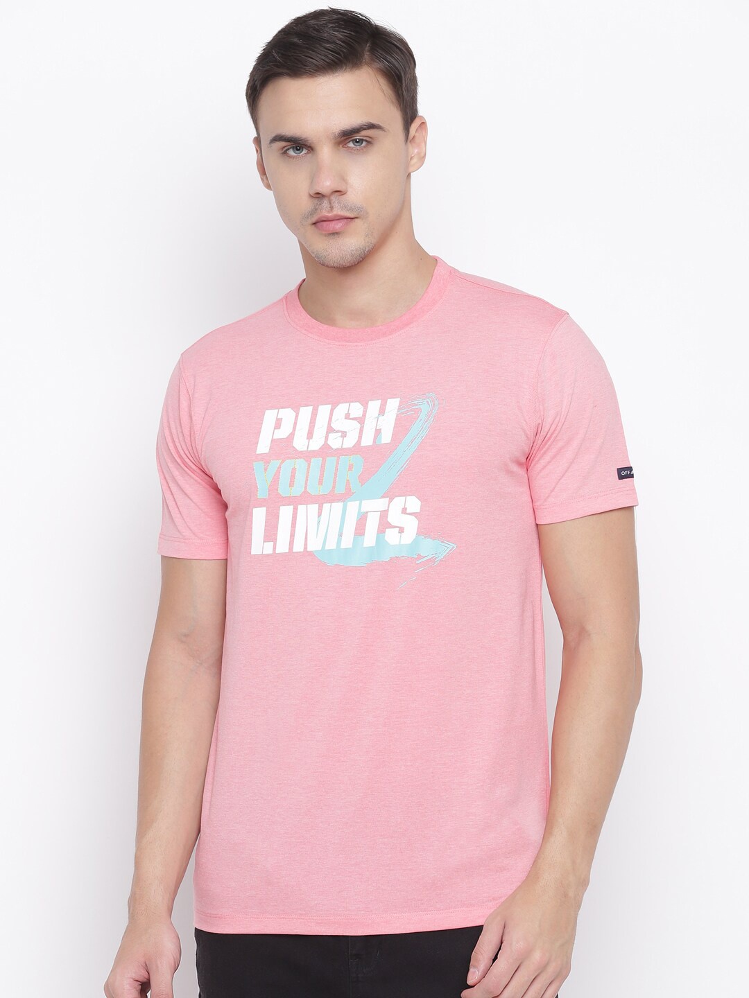 

OFF LIMITS Men Pink Printed T-shirt