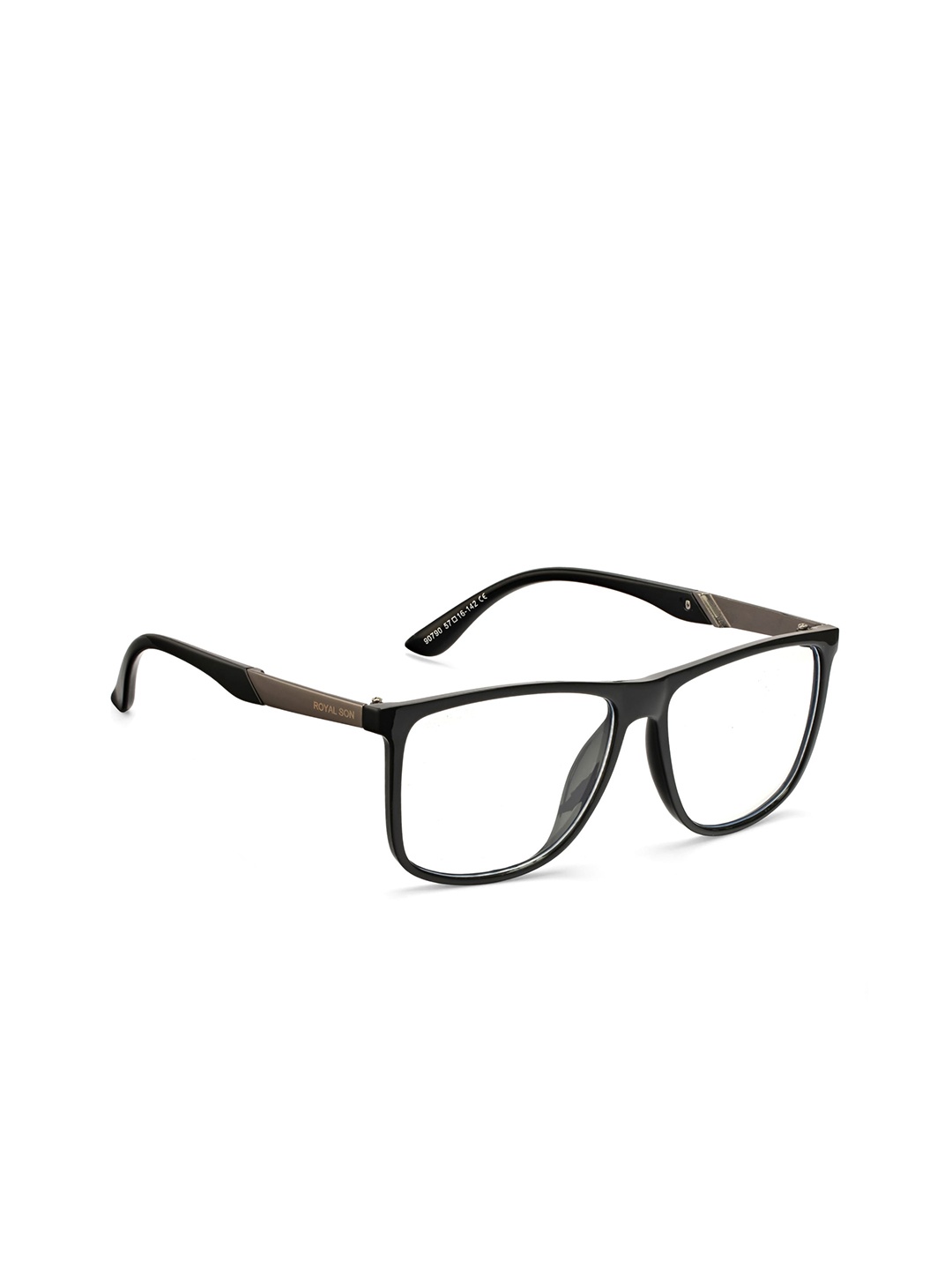 

ROYAL SON Unisex Transparent UV Protected Square Sunglasses CHI00122-C4