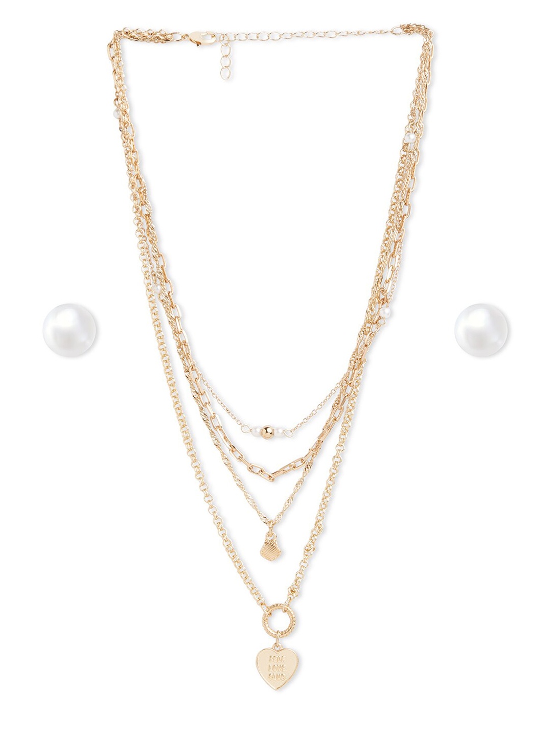 

Lilly & sparkle Gold-Toned Gold-Plated Necklace
