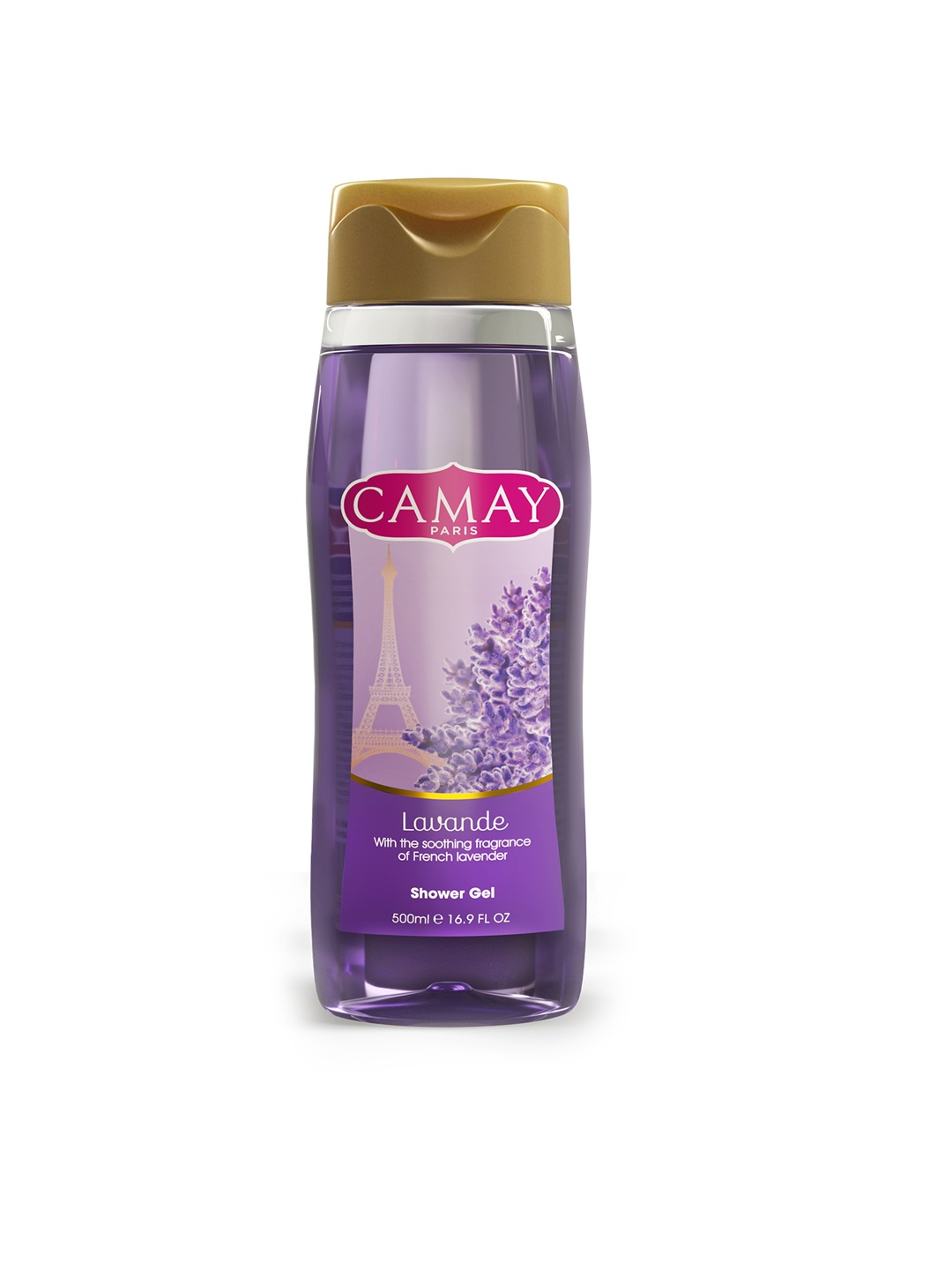 

CAMAY Paris Lavande Shower Gel for Soft Fragrant Skin - 500ml, Lavender
