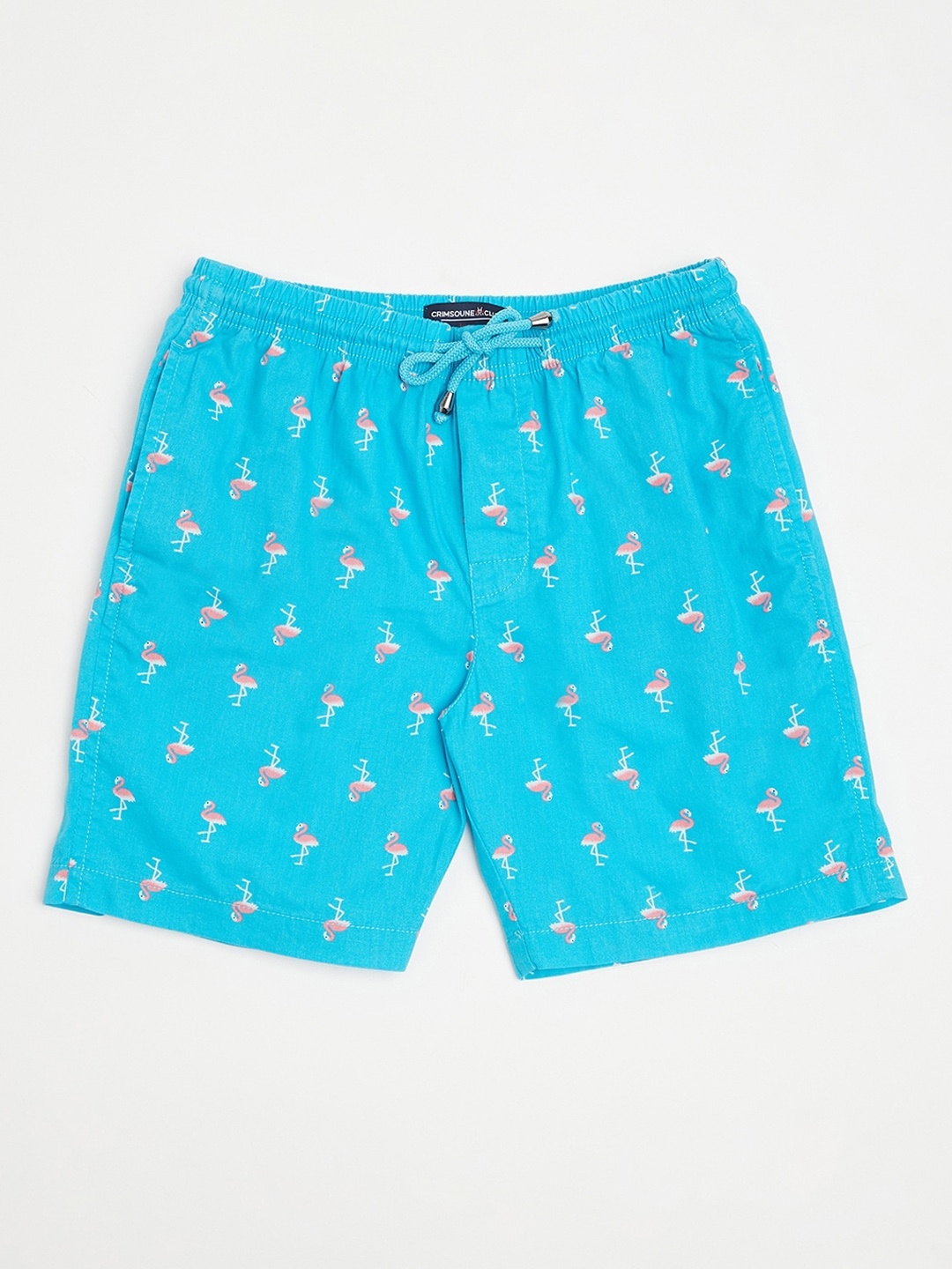 

Crimsoune Club Boys Blue & Pink Printed Pure Cotton Boxers