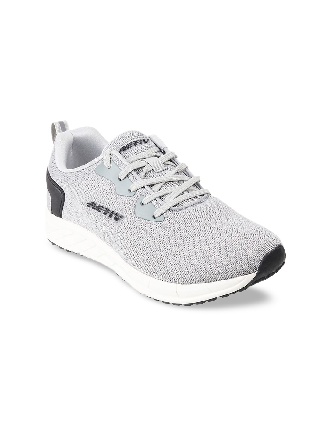 

ACTIV Men Grey Woven Design Sneakers