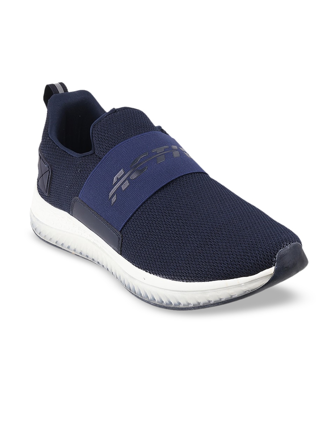 

ACTIV Men Blue Woven Design Slip-On Sneakers