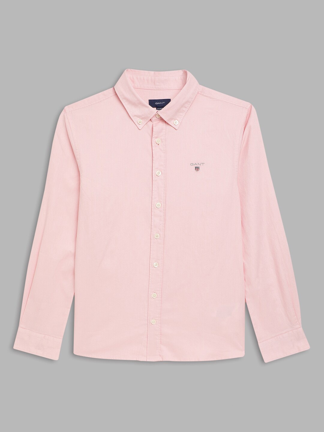 

GANT Boys Pink Standard Organic Cotton Casual Shirt