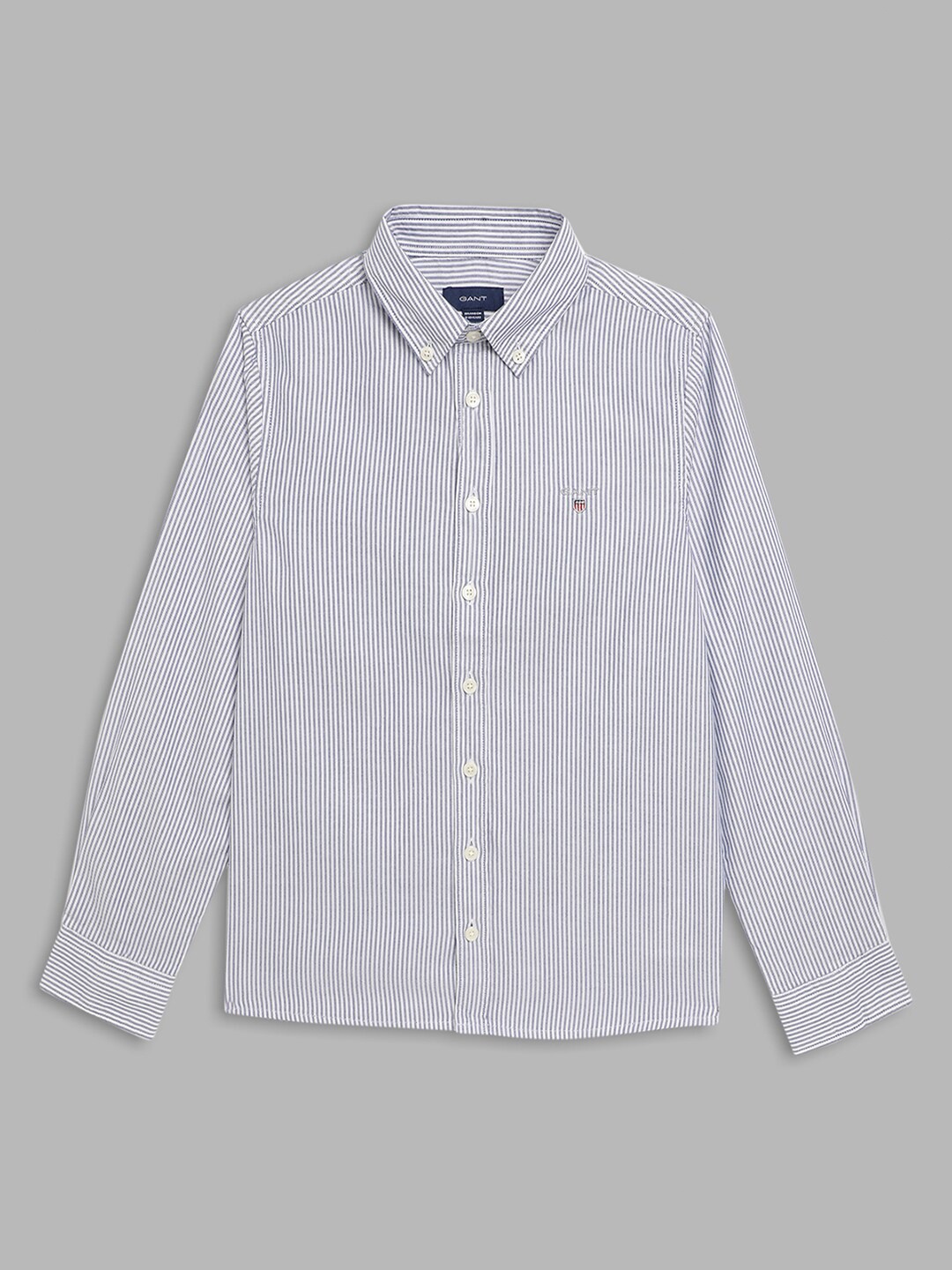 

GANT Boys Blue Standard Striped Casual Shirt