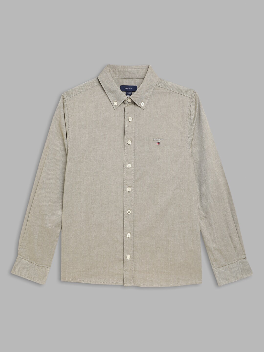 

GANT Boys Olive Green Casual Oxford Shirt