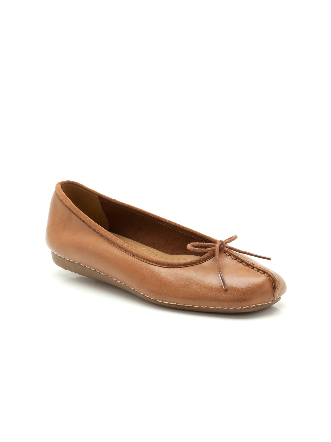 

Clarks Women Brown Ballerinas