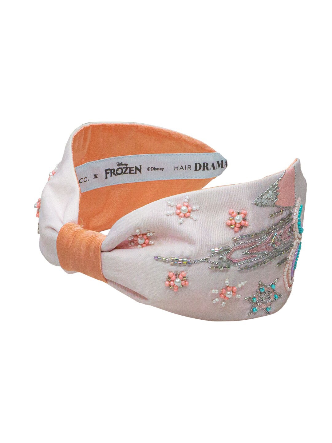 

HAIR DRAMA COMPANY Girls Pink & Orange Embellished Hairband