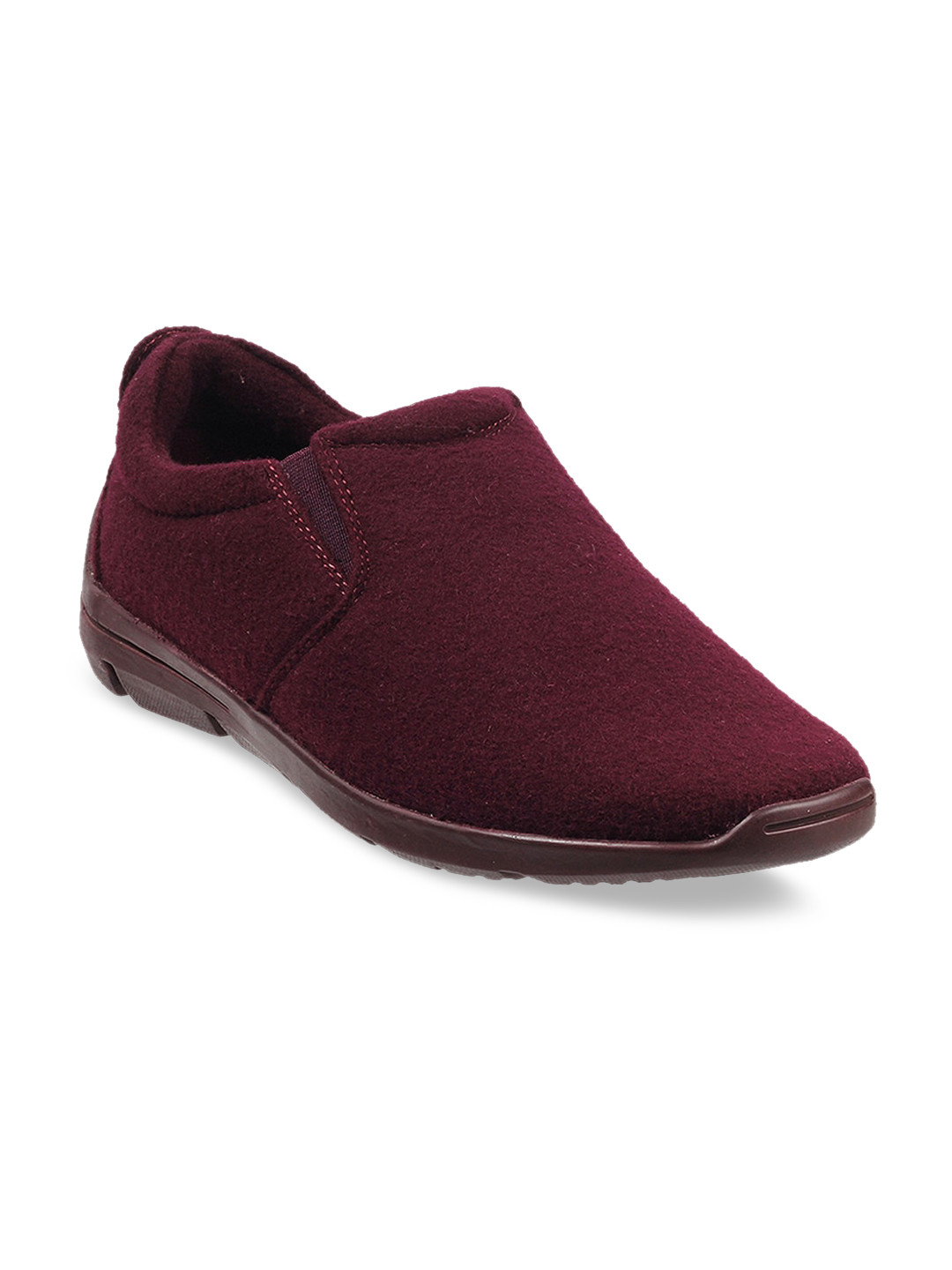 

Metro Men Maroon Slip-On Sneakers