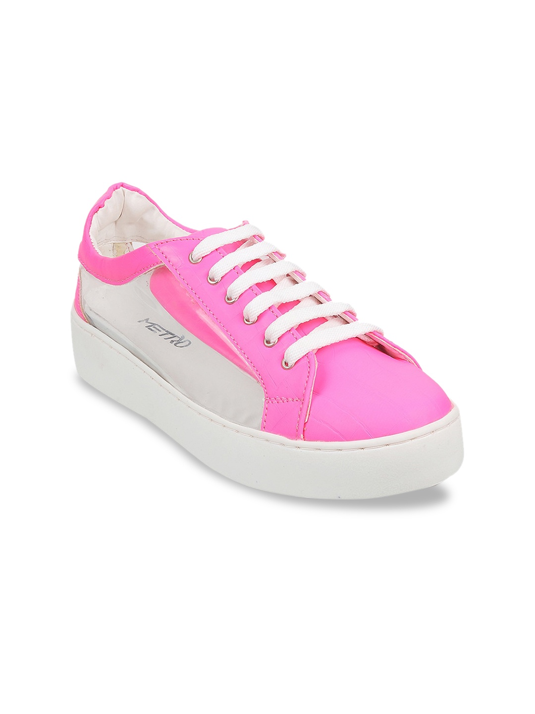 

Metro Women Pink Colourblocked Sneakers