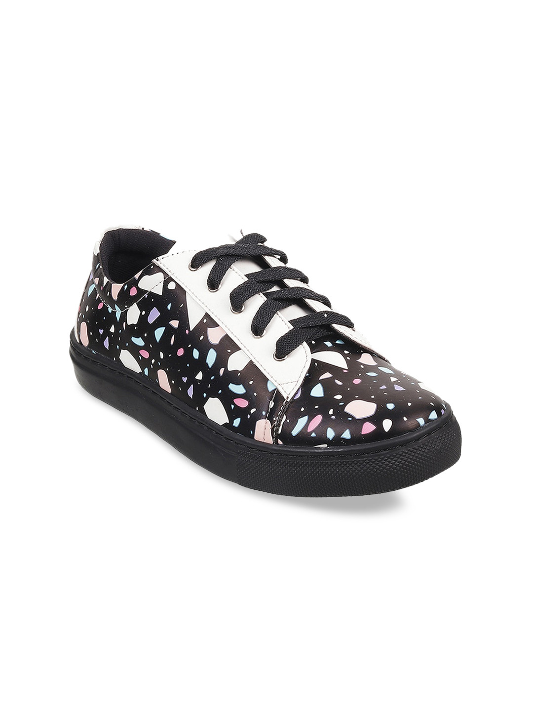 

Metro Women Black Printed Sneakers