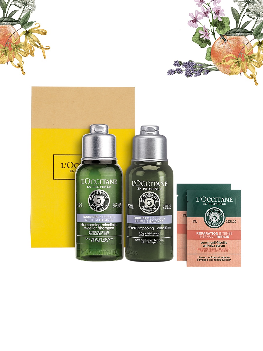 

LOccitane en Provence Shining Hair Travel Pack 162 ml, Green