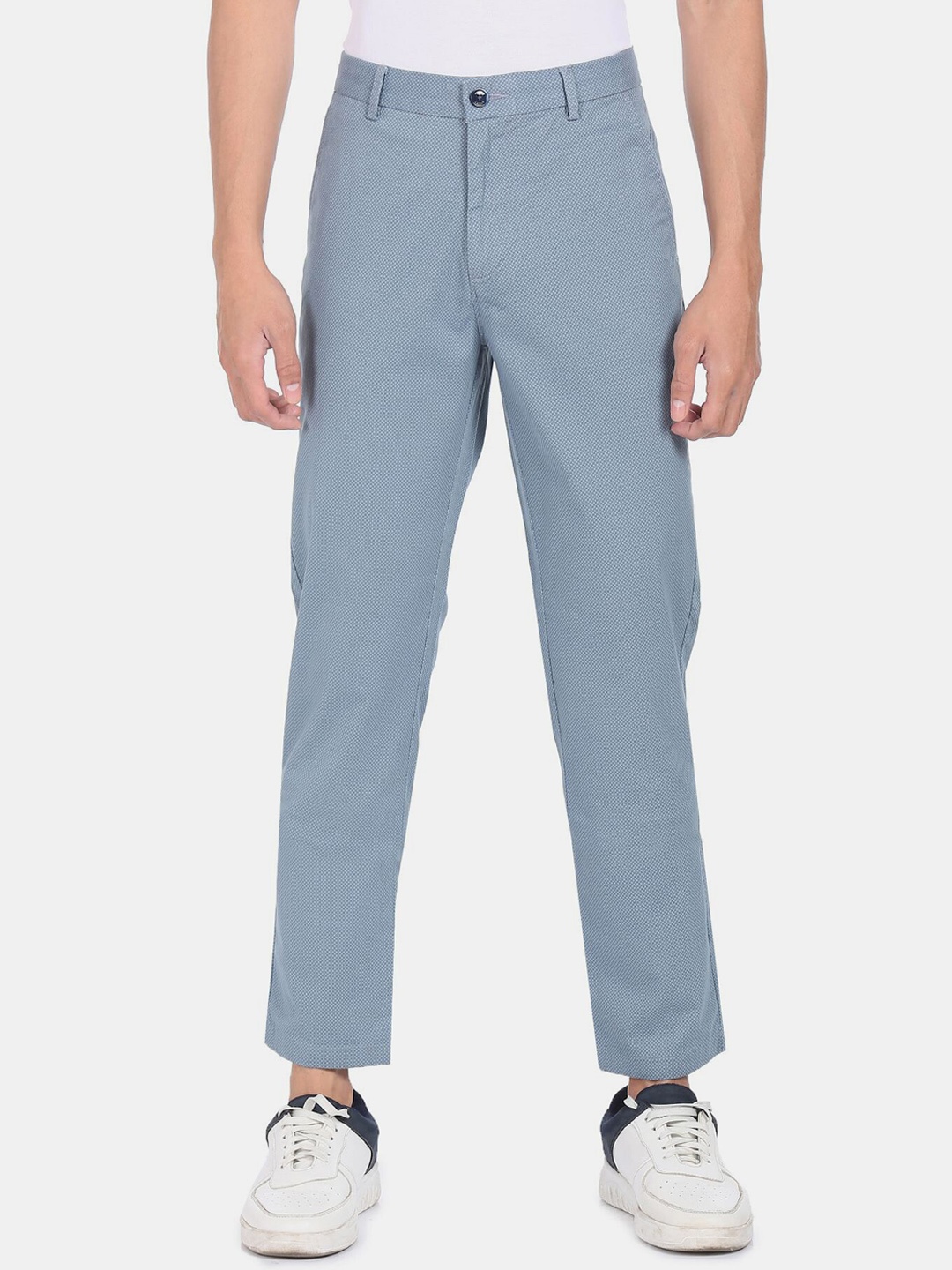 

Arrow Men Blue Chinos Trousers