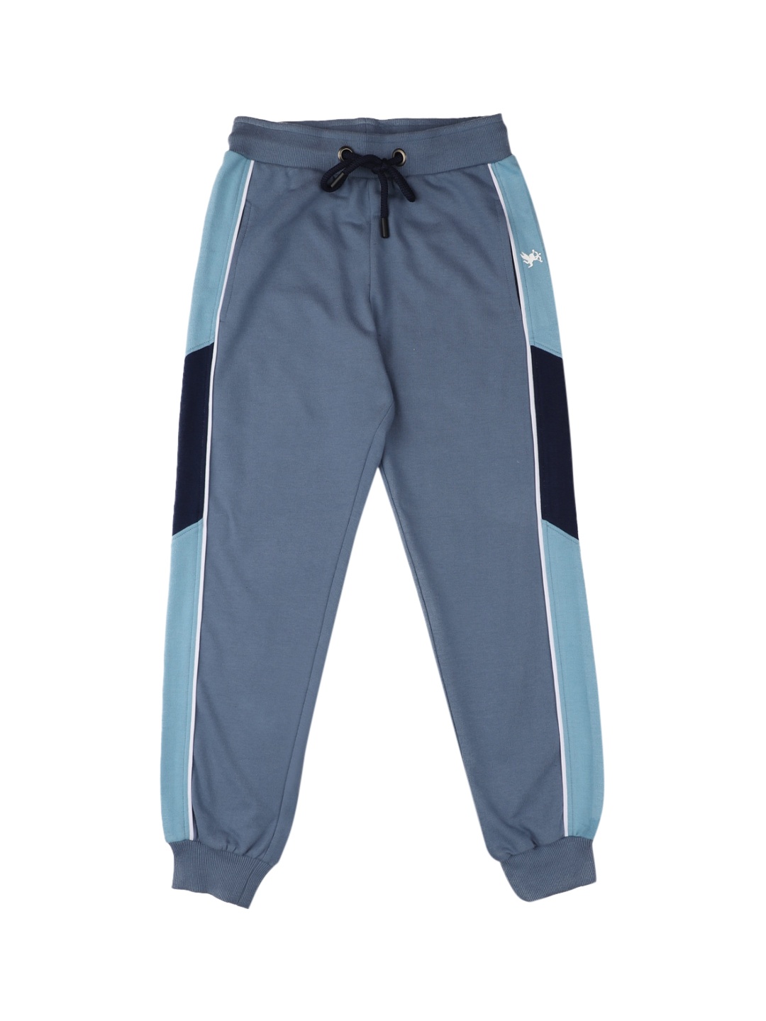 

Stupid Cupid Boys Blue & Grey Colourblocked Joggers