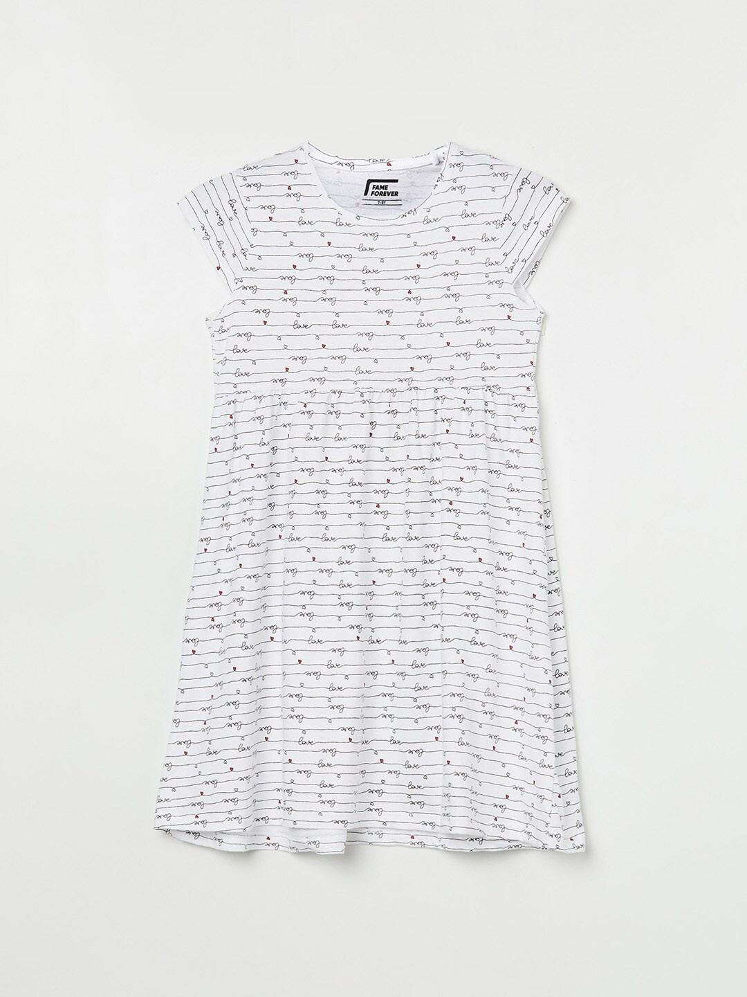 

Fame Forever by Lifestyle Girls White Floral A-Line Dress
