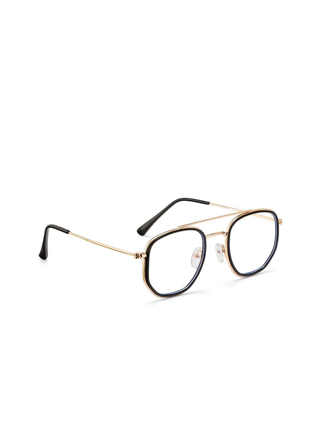 

ROYAL SON Men Gold-Toned & Black Full Rim Round Frames