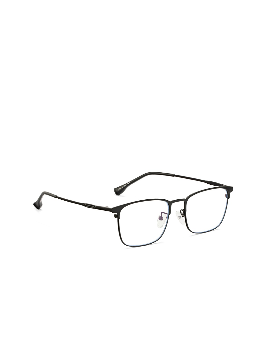 

ROYAL SON Men Black Full Rim Blue Ray Cut Lens Square Frames SF0023-C1-Black