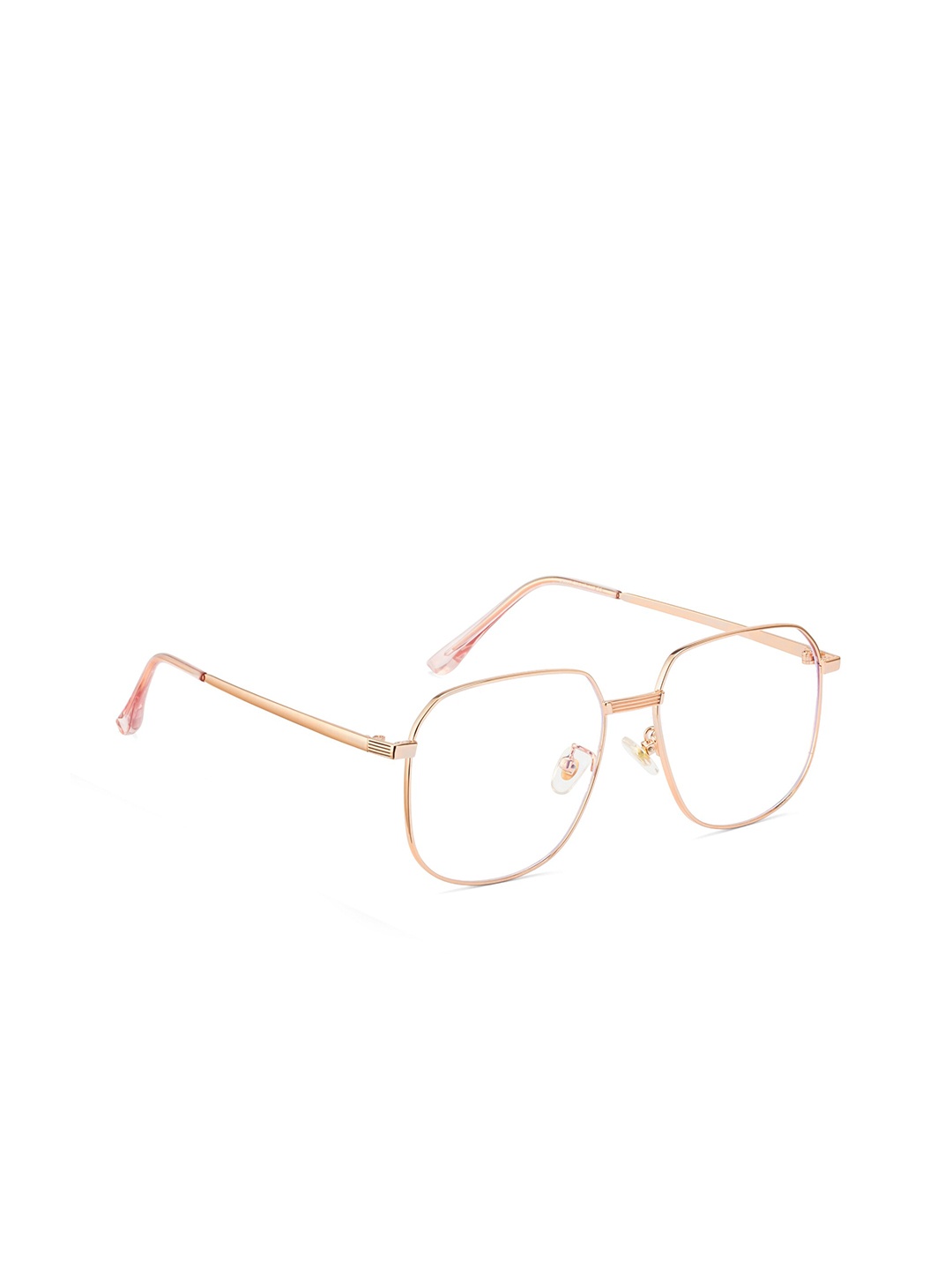 

ROYAL SON Men Brown Solid Full Rim Square Frames with Blue Ray Cut Lens SF0017