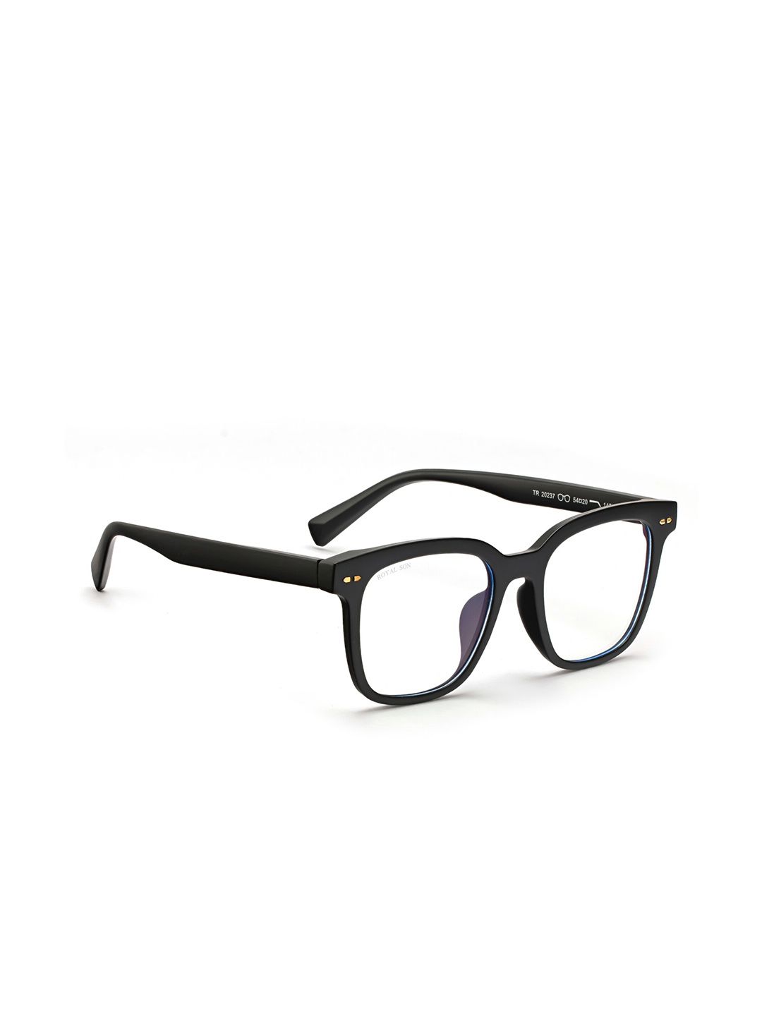 

ROYAL SON Men Black Full Rim Square Frames C1-Black