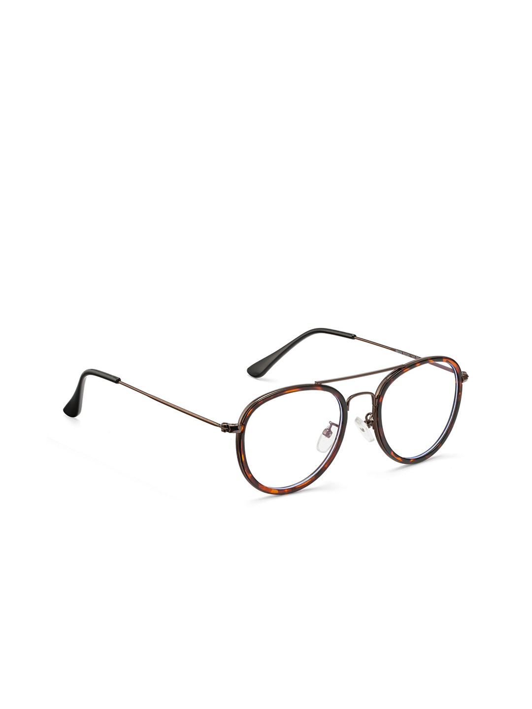 

ROYAL SON Men Brown & Black Full Rim Aviator Frames