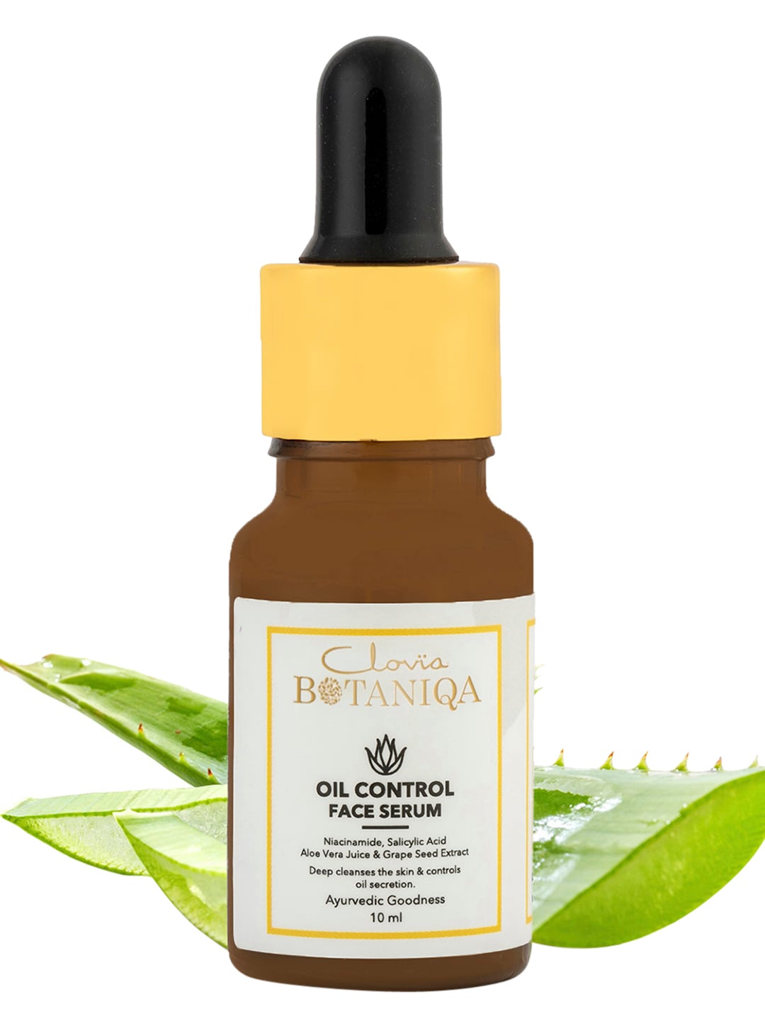 

Clovia BOTANIQA Oil Control Mini Face Serum with Niacinamide & Salicylic Acid - 10 ml, White