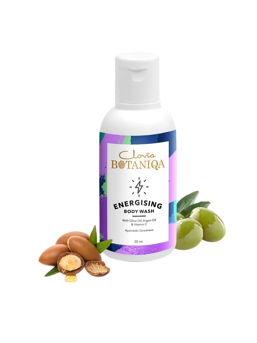 

Clovia BOTANIQA Energising Body Wash with Olive Oil 30 ml, White