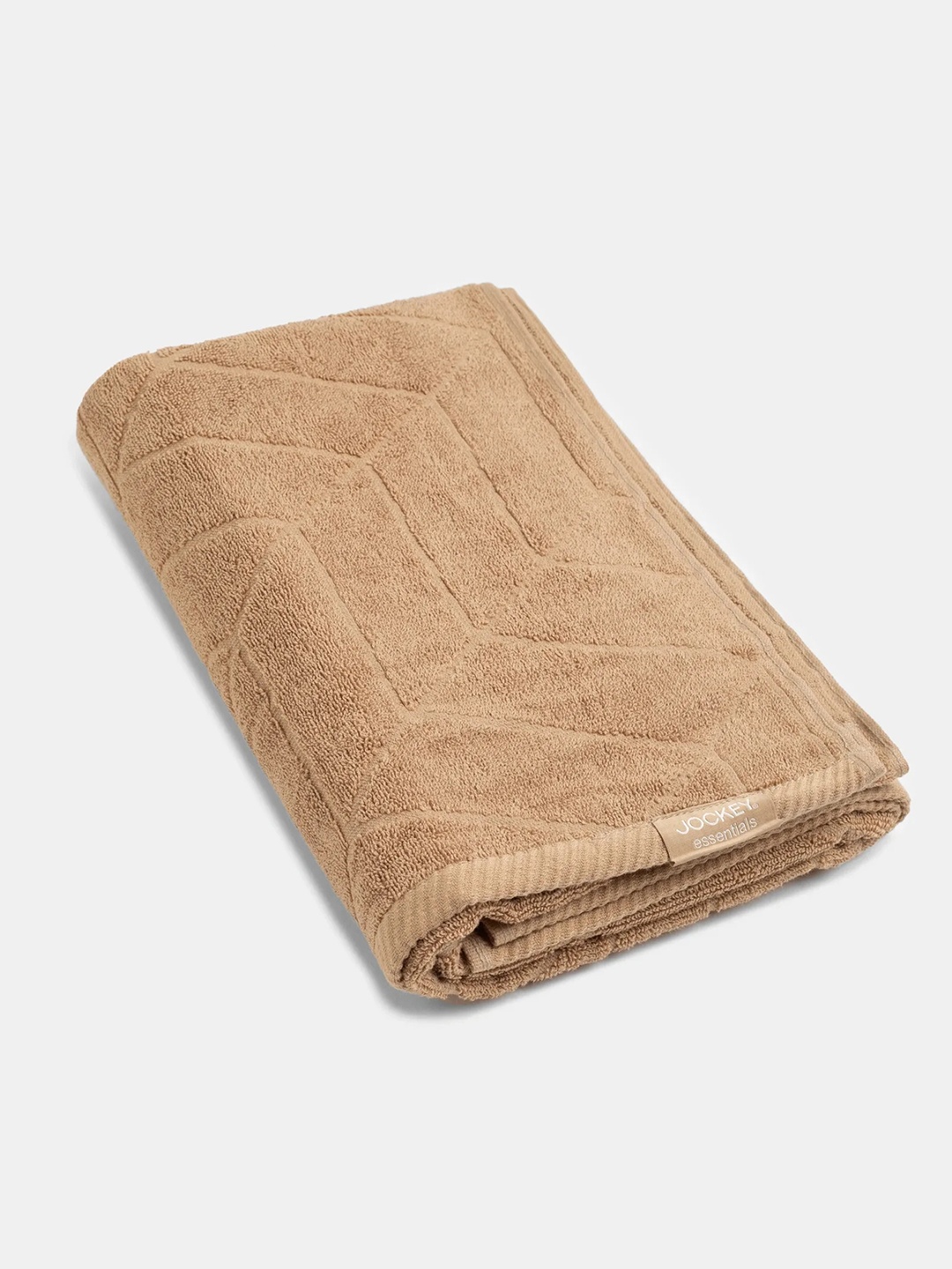 

Jockey Cotton Terry Ultrasoft and Durable Patterned Bath Towel-T102, Brown