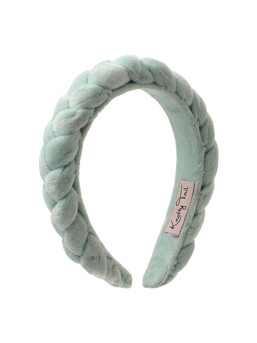 

Knotty Tail Women Green Braided Hairband