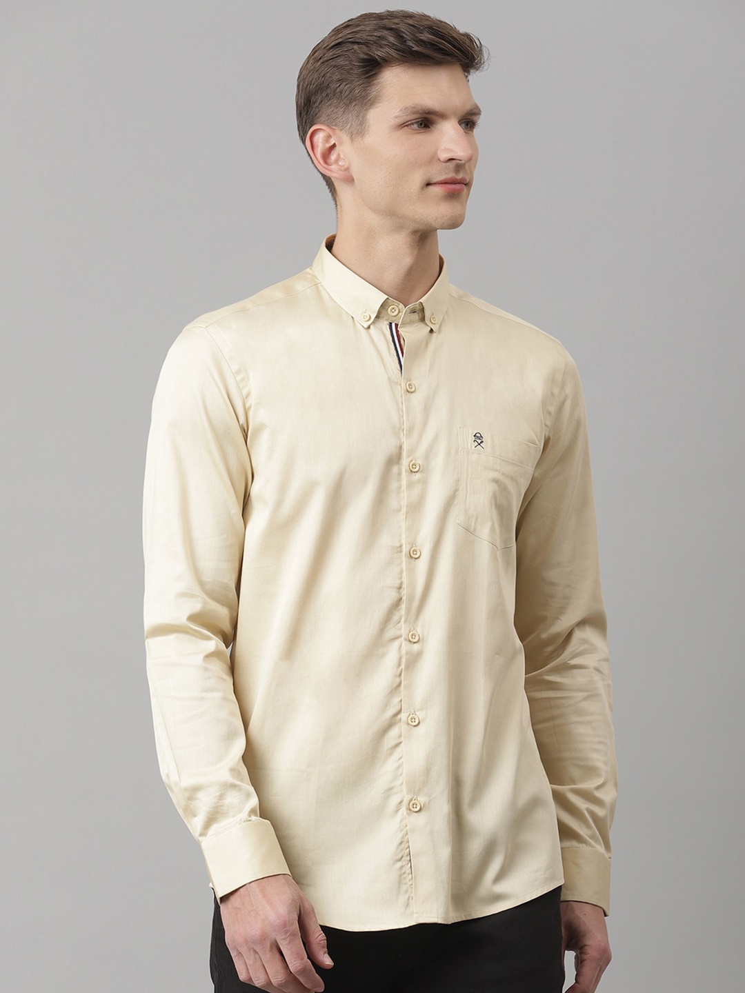 

Thomas Scott Men Brown Relaxed Cotton Casual Sustainable Shirt