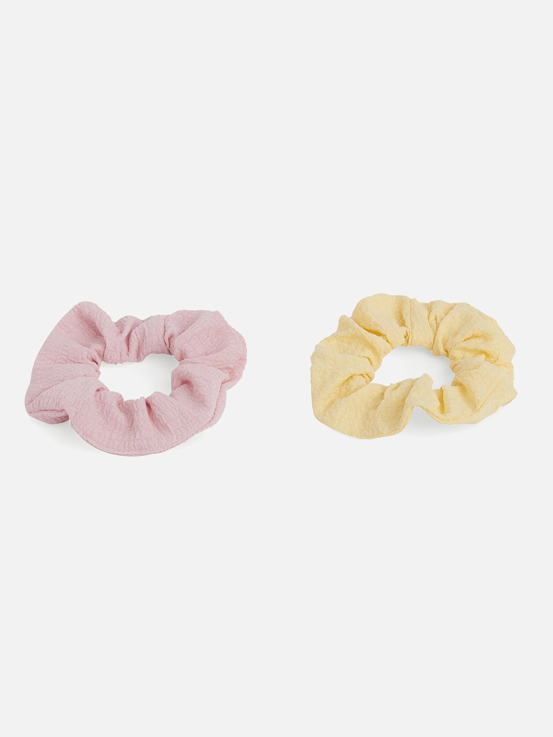 

20Dresses Women Pink & Cream Set Of 2 Ponytail Holders