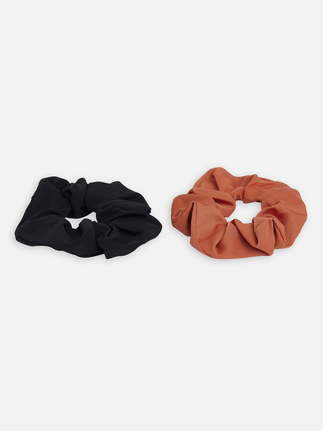 

20Dresses Women Orange & Black Set of 2 Ponytail Holders