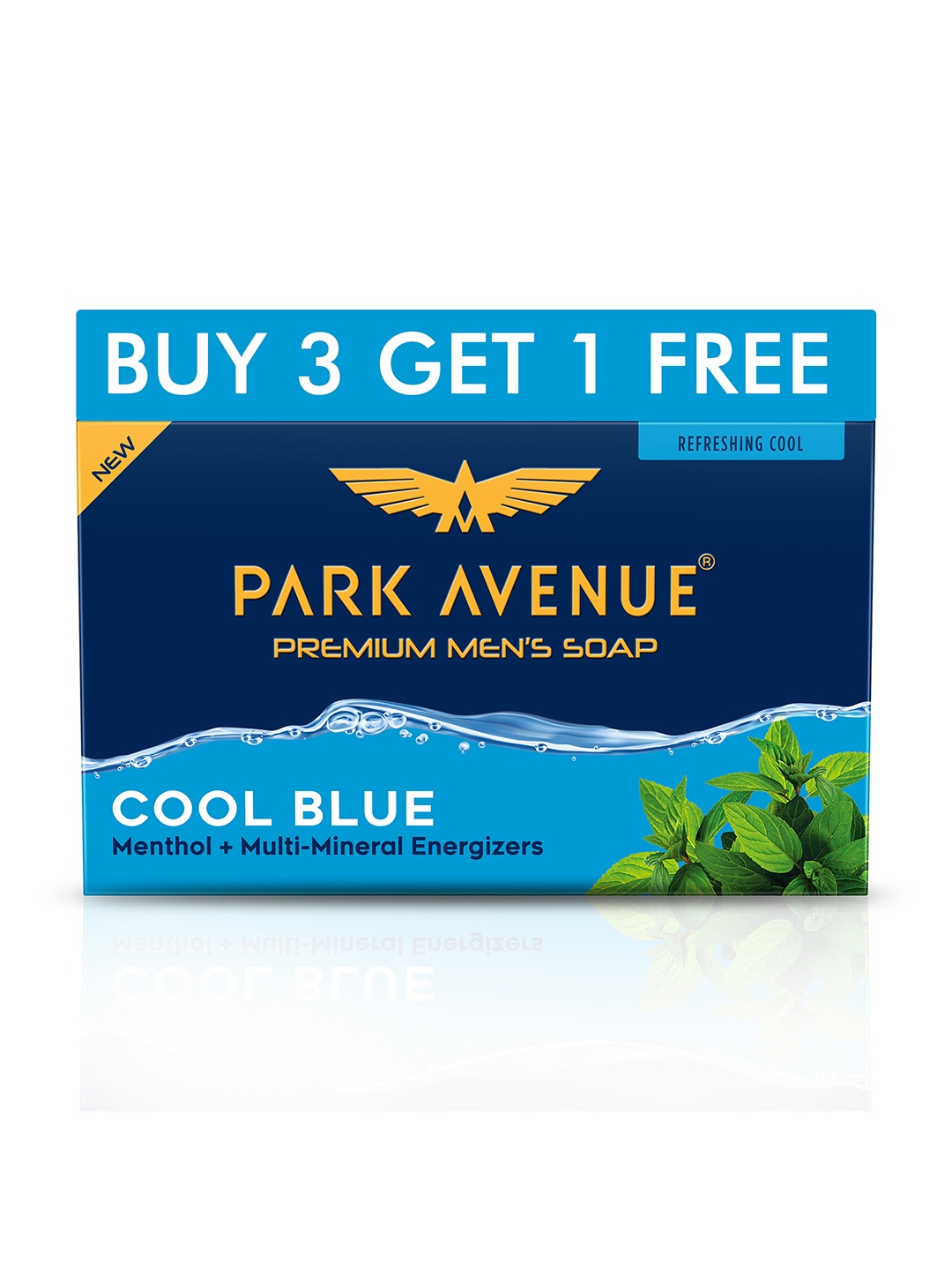 

Park Avenue Set of 4 Cool Blue Soaps with Menthol & Multi Mineral Energizers
