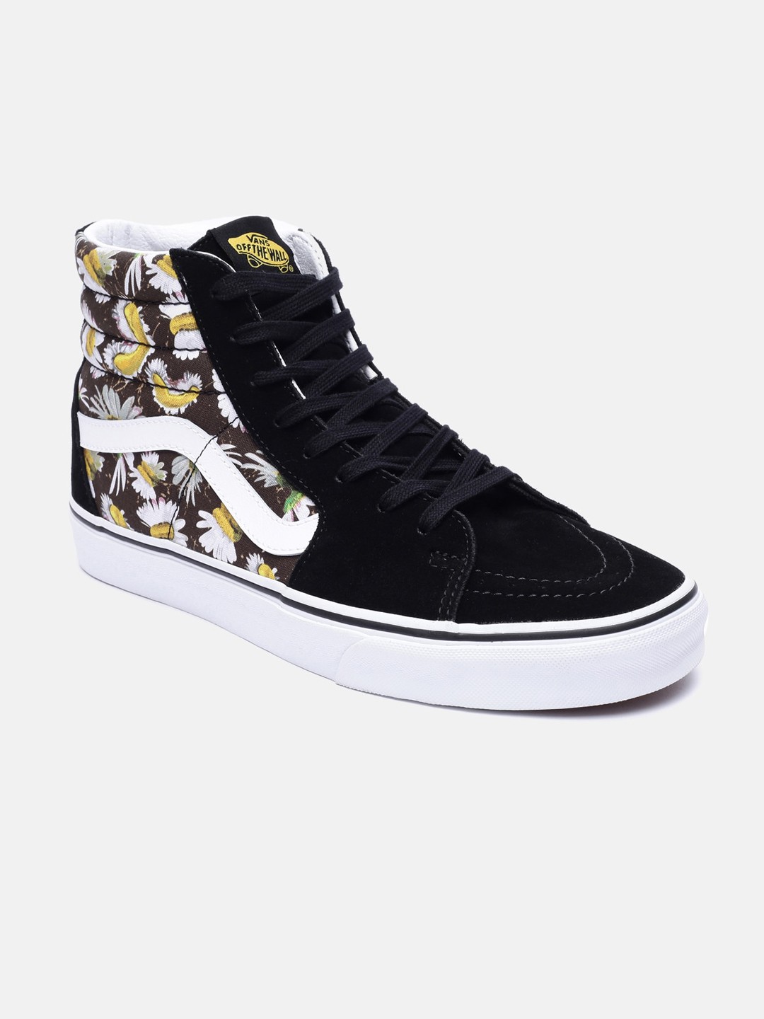 

Vans Unisex Black Printed High-Top Sneakers