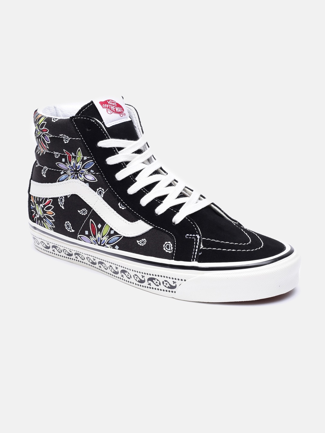 

Vans Unisex Black Printed Sneakers