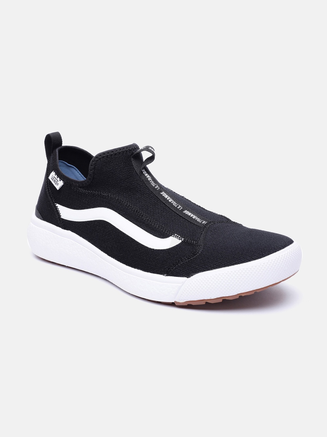 

Vans Unisex Black Striped Slip-On Sneakers