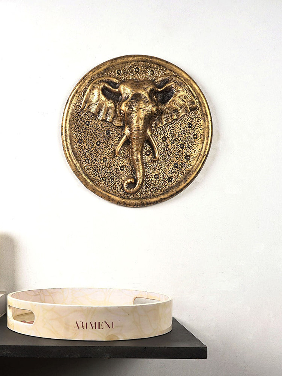 

The Artment Bronze-Toned Surreal Elephant Head Wall Art