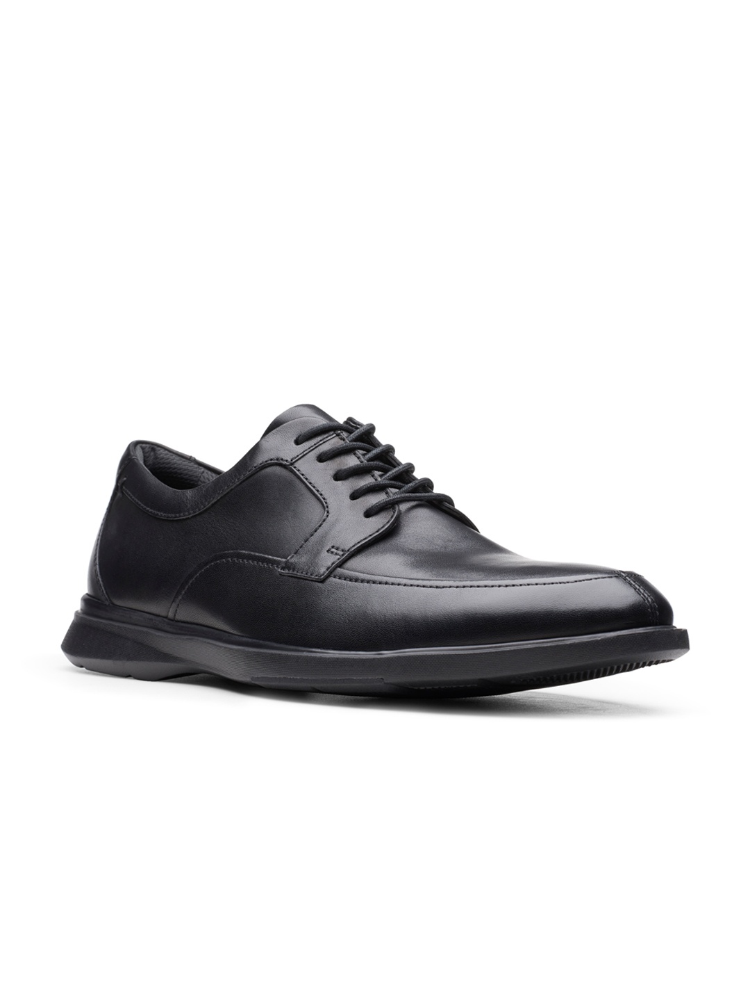

Clarks Men Black Leather Derbys