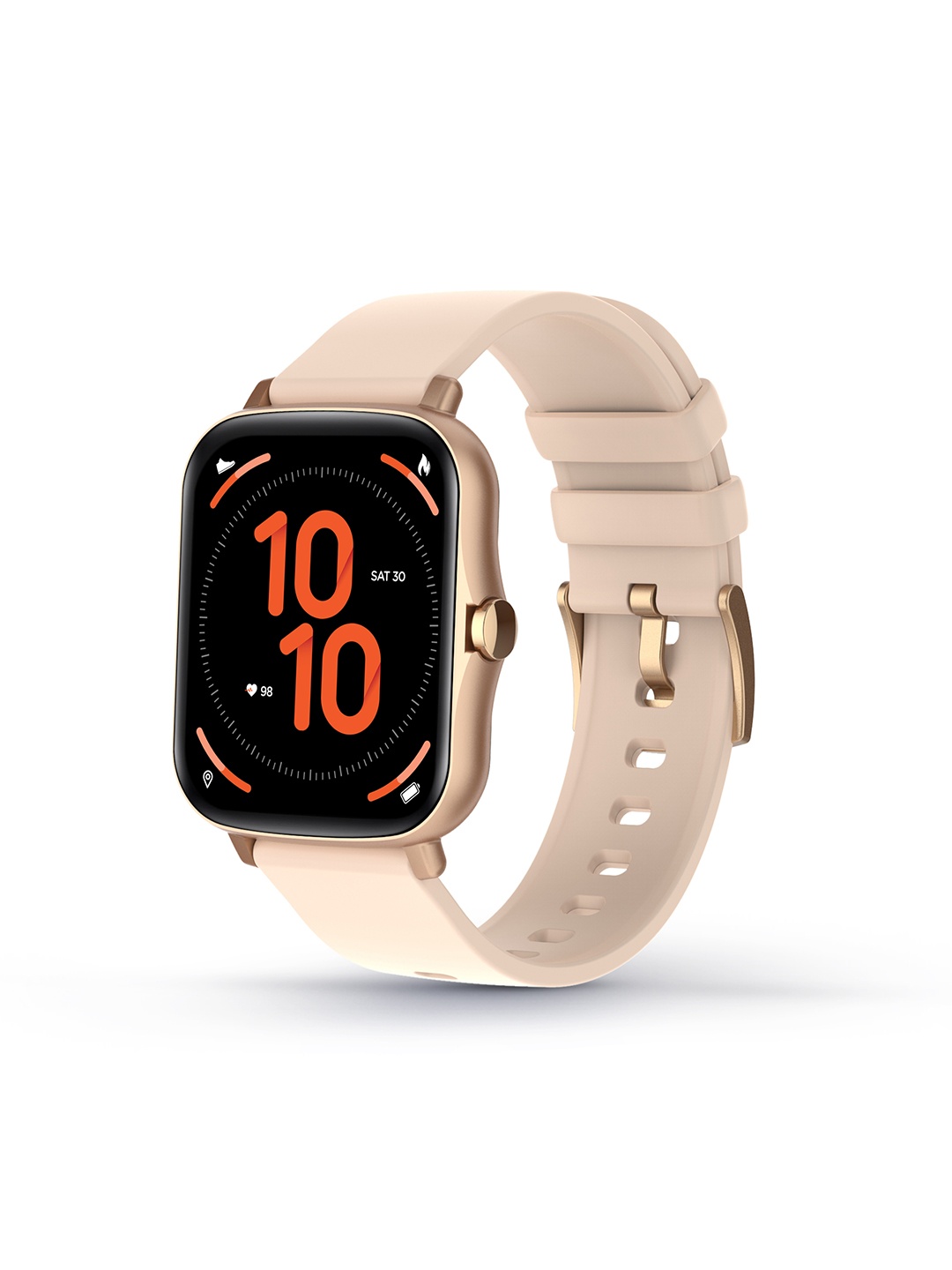 

pebble Cosmos Pro 1.7 Bluetooth calling Smartwatch with Internal Memory - Off White, Cream