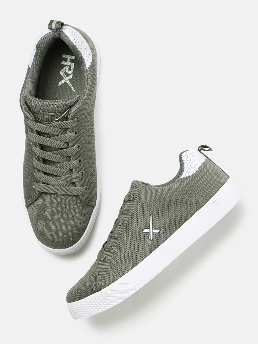 

HRX by Hrithik Roshan Men Grey Fly Sneakers