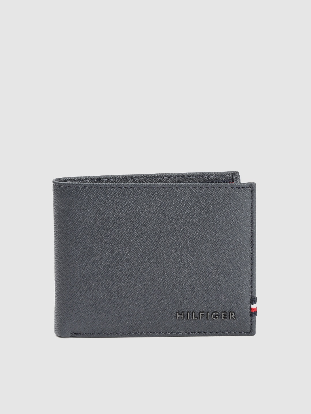 

Tommy Hilfiger Men Navy Blue Leather Two Fold Wallet