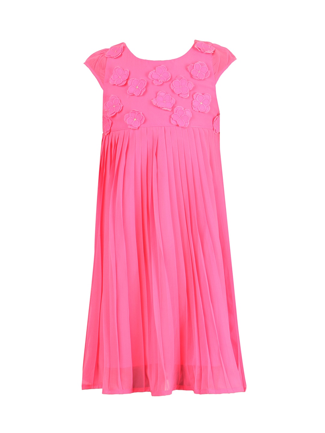 

Miyo Girls Pink A-Line Maxi Dress