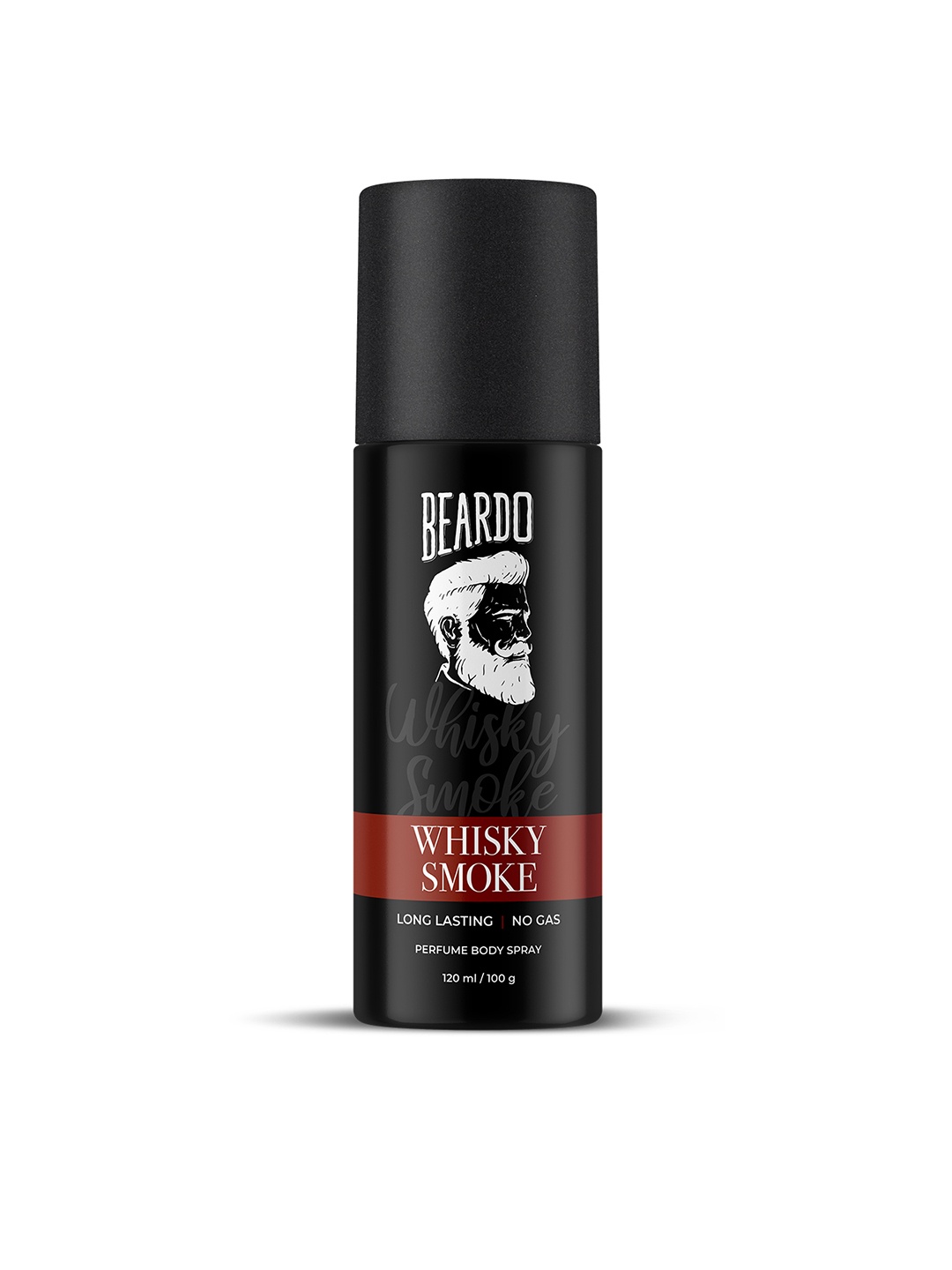 

BEARDO Whisky Smoke Long Lasting Perfume Body Spray 120 ml(100g), Black