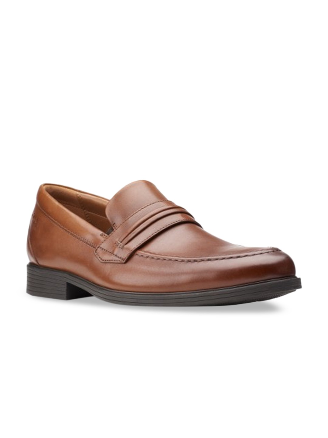 

Clarks Men Brown Leather Loafers