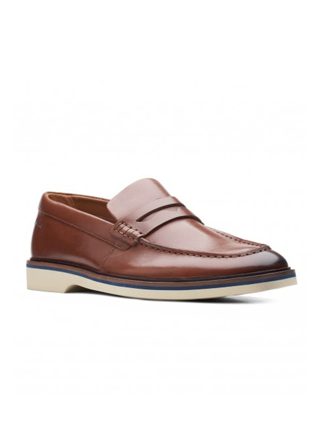 

Clarks Men Brown Leather Loafers