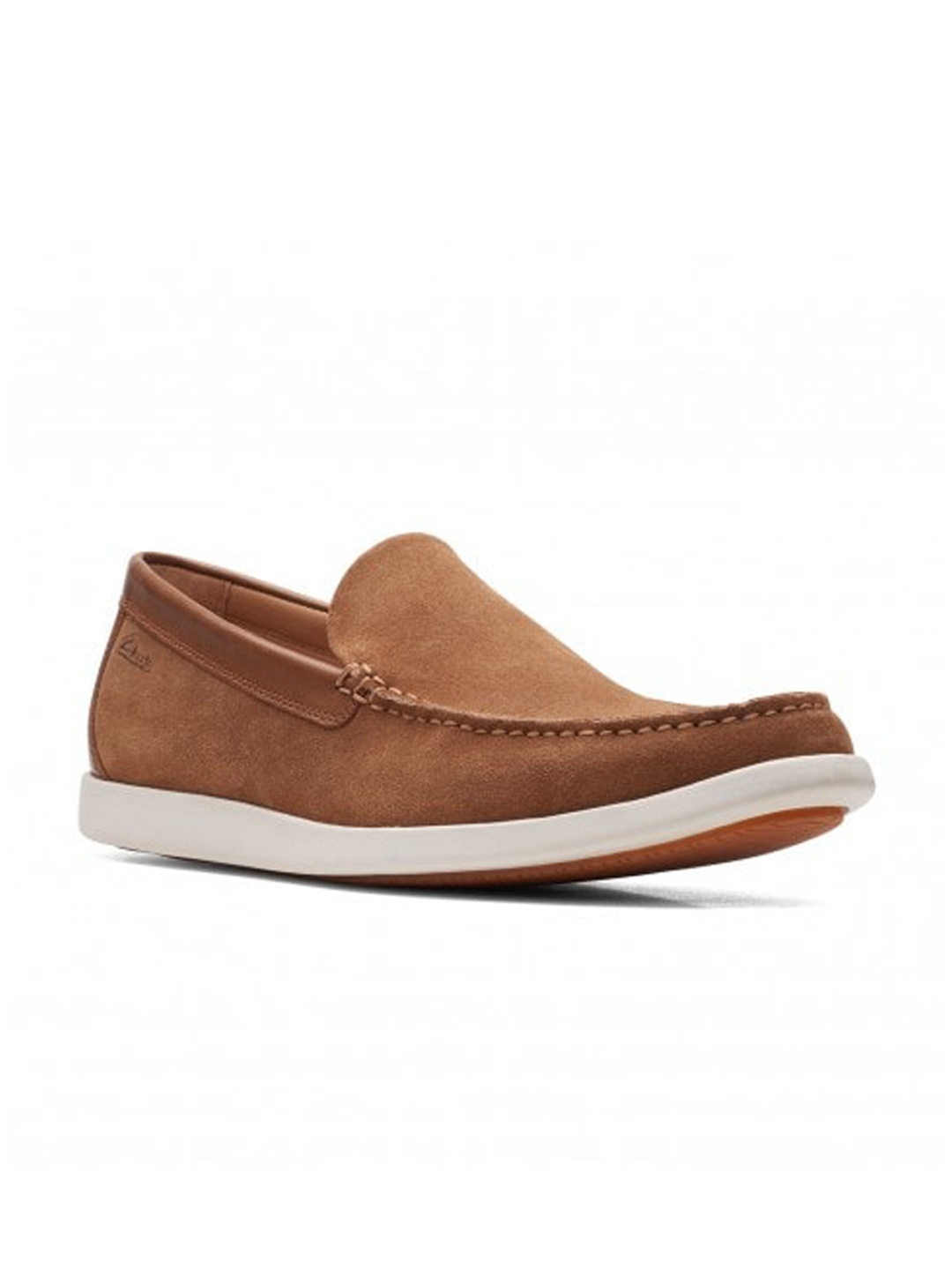 

Clarks Men Brown Suede Loafers