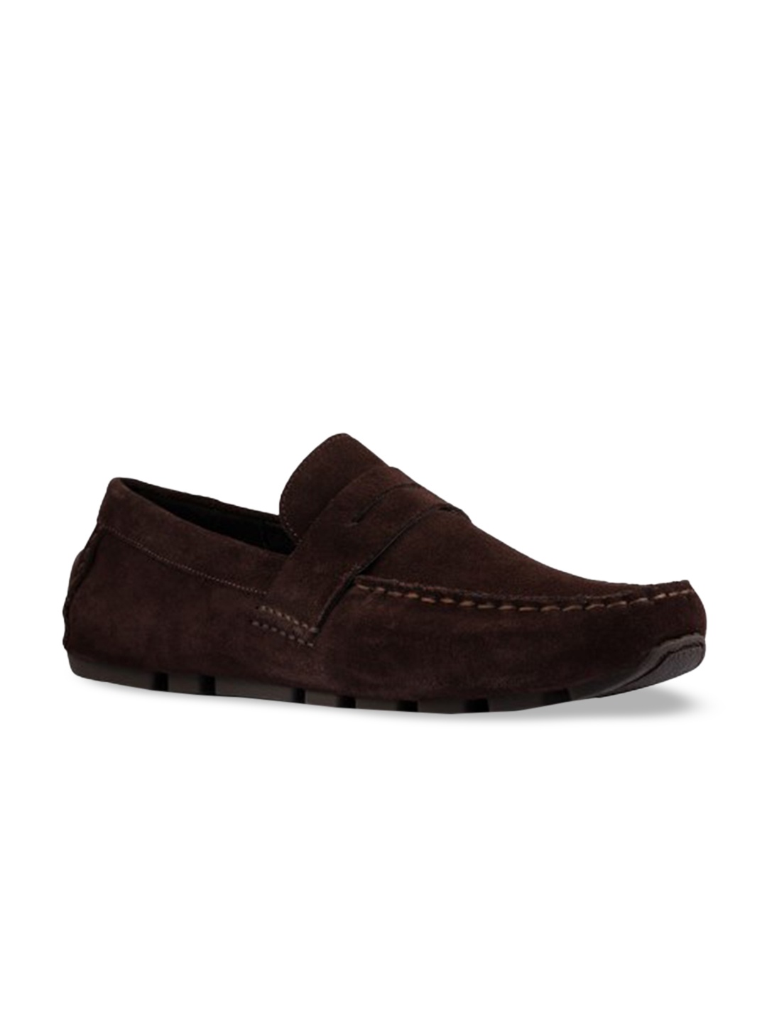 

Clarks Men Brown Suede Driving Shoes